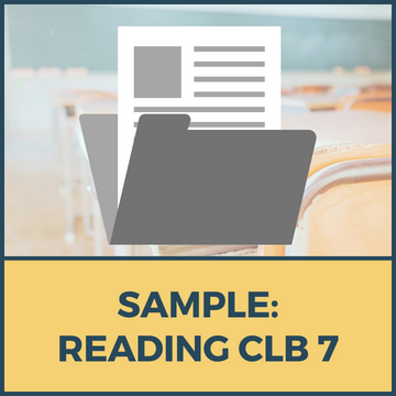 Sample: Reading CLB 7