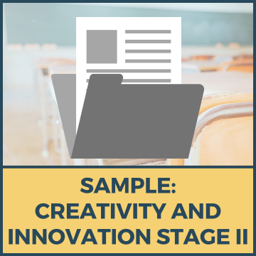 Sample: Creativity and Innovation CLB Stage 2