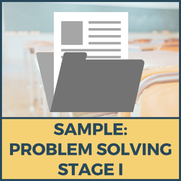Sample: Problem Solving CLB Stage 1